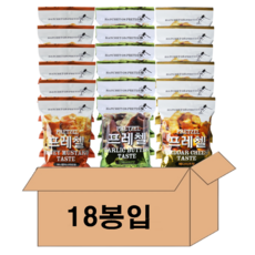 (다파니)프레첼 체다치즈맛+갈릭버터맛+허니향 머스타드맛 세트, 18개, 85g