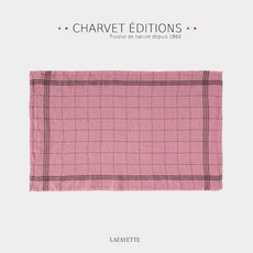 샤르베에디션 린넨 티타월, 라일락, 1개