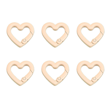 오픈형 하트 오링, 6개, S_피치