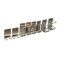 콜콜러브 스텐 치솔걸이 무타공 칫솔 거치대 욕실 4인용 칫솔걸이 세트, 1개, 실버