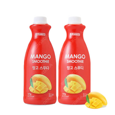 음료 과일원액 쉐이크/쥬피터 망고 스무디, 1.8kg, 2개