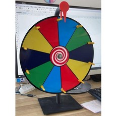 원반돌리기 게임 뽑기판 문방구 행사용 행운 복권 룰렛돌림판, B. 40cm+10칸, 1개