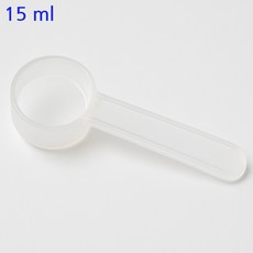 계량스푼 15ml 15g, 1개, 투명