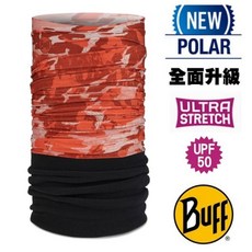 【BUFF】濃紅玉桂》Polar 銀離子除臭防風保暖 頭巾 圍脖 刷毛帽 頸圍 登山圍巾 面罩 登山滑雪 132556, 1個
