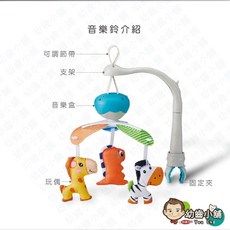 幼齒小舖 KUKU PLUS 酷咕鴨 可愛動物音樂鈴 投射聲光旋轉音樂鈴 (台灣公司貨), 1個, 酷咕鴨可愛動物任意夾音樂鈴