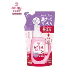arau baby 愛樂寶寶貝 無添加洗衣液800ml/補充包720ml, 1個, 補充包720ml