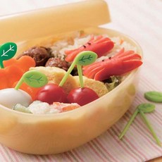 토루네 도시락 꾸미기 픽모음 10종 도시락픽 샌드위치고정픽 잎모양픽, 1.(잎모양)-156733