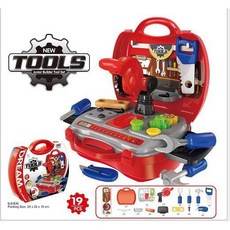 兒童工具箱 仿真玩具手提箱 聖誕禮物, 1個, 紫色寵物店