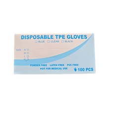 食品級 TPE 手套 100入/盒 烘焙食物手套 可觸控手機, 1個, M號-100入一盒