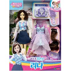 시크릿쥬쥬 베스트프렌즈 리나 인형, 혼합색상, 1개