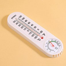 벽걸이 온습도계 아날로그 실내온도 측정용 인테리어 겸용 벽결이형 습도계 온도계, 1개