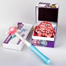 ufo 매직 마술 마술도구 무대소품 공중부양 공 소품 트릭 공연 무대용 장난감 어린이, 레드 플라잉볼+선물상자+지팡이, 1개