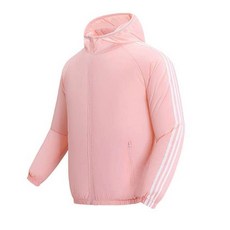 空調服男風扇衣50防曬外套水冷工作服吸濕排汗冰絲涼感外套速乾透氣休閒運動外套大尺碼夏天防曬襯衫薄釣魚登山連帽外套, 2XL 建議體重(72.5-80 公斤), 粉紅色+風扇