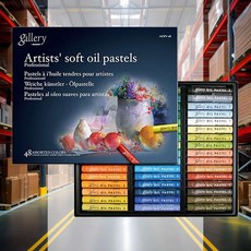 전문가용 오일파스텔 48색 지함 드로잉용품 고급 화방용품 그림그리기 섬세한표현 다꾸