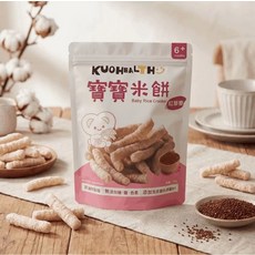 KUOHEALTH 寶寶米餅, 35g, 1個, 紅藜麥