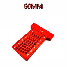 60-500MM T-눈금자 정밀 마킹 알루미늄 합금 목공 스크라이브 마킹 게이지 교차 구멍 스크라이브 눈금자 측정 도구, [02] T60