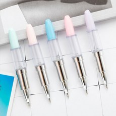 하바리움 립스틱모양 용기볼펜 공예용용기, RB1553   연분홍 50개[낱개수량확인]