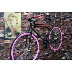 【逸品汽車百貨】自行車牆壁雙鉤掛架 節省空間 單車吊架 單車掛架 單車收納 自行車收納 腳踏車掛架 腳踏車吊架 停車架, 1個, 正常品