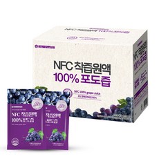 참앤들황토농원 NFC 착즙원액 포도즙, 100ml, 50개