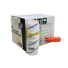 페인트 리필 로라 롤러 커버 / 1BOX (12개)+로라대 세트 / 7인치 마이크로화이버, 1세트