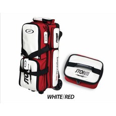 Storm 豪華三球袋 附配件包, 白紅, 1個