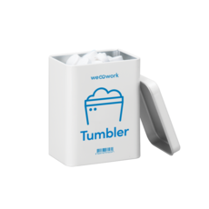 텀블러 세정제 틴케이스, 1개, 흰색