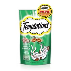 Temptations 貓咪零食, 75g, 1個, 海鮮百匯