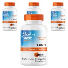 Doctor's BEST 葉黃素素食軟膠囊, 120顆, 4罐