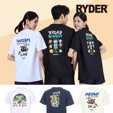 라이더 남성 여성 배드민턴 티셔츠 반팔 오버핏 2026 SS