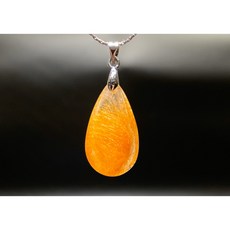 彩雅寶石精品 黃銅鈦晶墬 2號 浄體質量優選, 1個