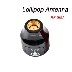 FPV RC 쿼드콥터용 슈퍼 미니 스터비 안테나 3.5dBi 롤리팝 4 QAV, 06 RP SMA Black V2