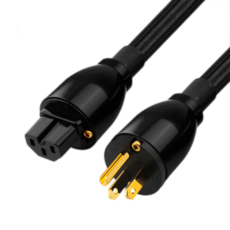 업그레이드 AC 전원 코드 케이블 순수 구리 플러그 HIFI EU Sc, 1미터, US Version