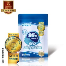 GuoliBio 高濃度魚油 SPD 95% Omega-3, 1個