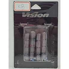 Brake Pads for Vision T-83 CarbonRim Black SMN(1 Bike)E0065, 1個, KB 黑框剎車皮*1車份