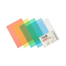 문화 고투명 클리어홀더(A4/10매/팩/청색/F492-72), 단품