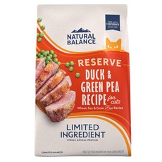 Natural Balance 特級室內貓配方雞肉鮭魚口味, 1個, 成貓 無穀鴨肉心血管保健 4lb