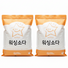 소다스쿨 워싱소다 세탁세제, 3kg, 2개