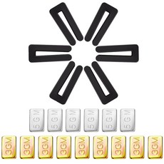 LUSTRIB 21피스 팬 웨이트 밸런스 키트 천장 팬 웨이트 밸런스 키트 팬 블레이드 밸런싱 키트 밸런스 탭 3개 밸런스 클립 1개 밸런스 블록 3개 클립 천장 팬, LUSTRIB 21피스 팬 웨이트 밸런스 키트, 천장