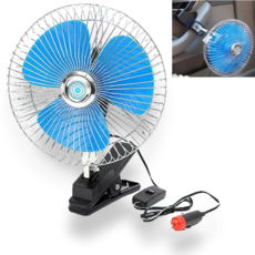 자동차 선풍기 화물차 차량용 선풍기 집게형 12V 24V 시거잭타입, 집게형시거잭타입12V