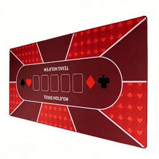 고무 테이블보 텍사스 홀덤 포커 매트 카지노 대형 전문 테이블 마작 보드 게임, 1개, 4. 50x100x0.3cm