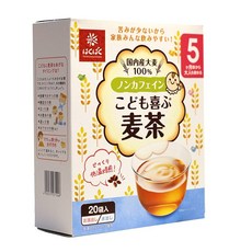 日本 小谷穀粉 OSK 兒童麥茶 無咖啡因 嬰兒麥茶 全家麥茶 寶寶麥茶 小谷 水壺用便利麥茶 Hakubaku, 1個, 160g, 20個裝