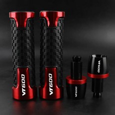 오토바이 알루미늄 조절식 브레이크 클러치 레버 핸들바 핸드 엔드, 4. RED, 1개