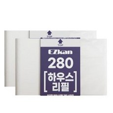 이지캔 하우스 리필 250 기저귀 쓰레기 봉투, 2개, 27L