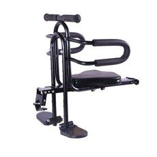 전기자전거 유아안장 시트 앞좌석 카시트 쿠션 보조 6세대 등받이 푹신한 의자, 1개, 대형 팔걸이 발판 반쪽 쿠션