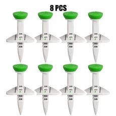 4/8/16/32개 33-55mm 높이 조절 가능 골프 티 트레이닝 액세서리, 08 Green 8 Pcs