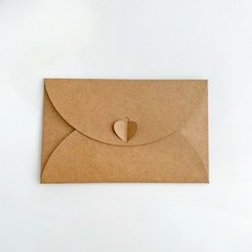 크래프트 카드 봉투 종이 엽서