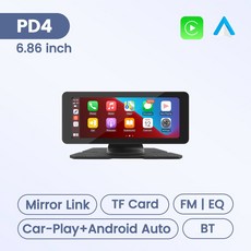 10 26 86 인치 스마트 스크린 백미러 플레이어 AUX DSP Carplay FM BT Autoradio 범용 자동차 안드 자동 WIFI 보드 시스템 Raido 모니터 멀티미디, PD4 10Y