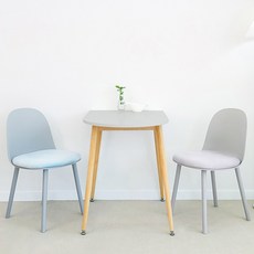 카미코코 LPM 4컬러 반타원 1000X600 테이블 (원목다리), 그레이네추럴