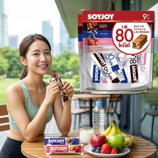소이조이 칼로리컨트롤 80kcal 3종 혼합팩 다이어트 단백질바 9개입 2개