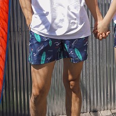 URBANWAVE 電視衝浪男士女士女士夫婦海灘褲褲子褲子短褲